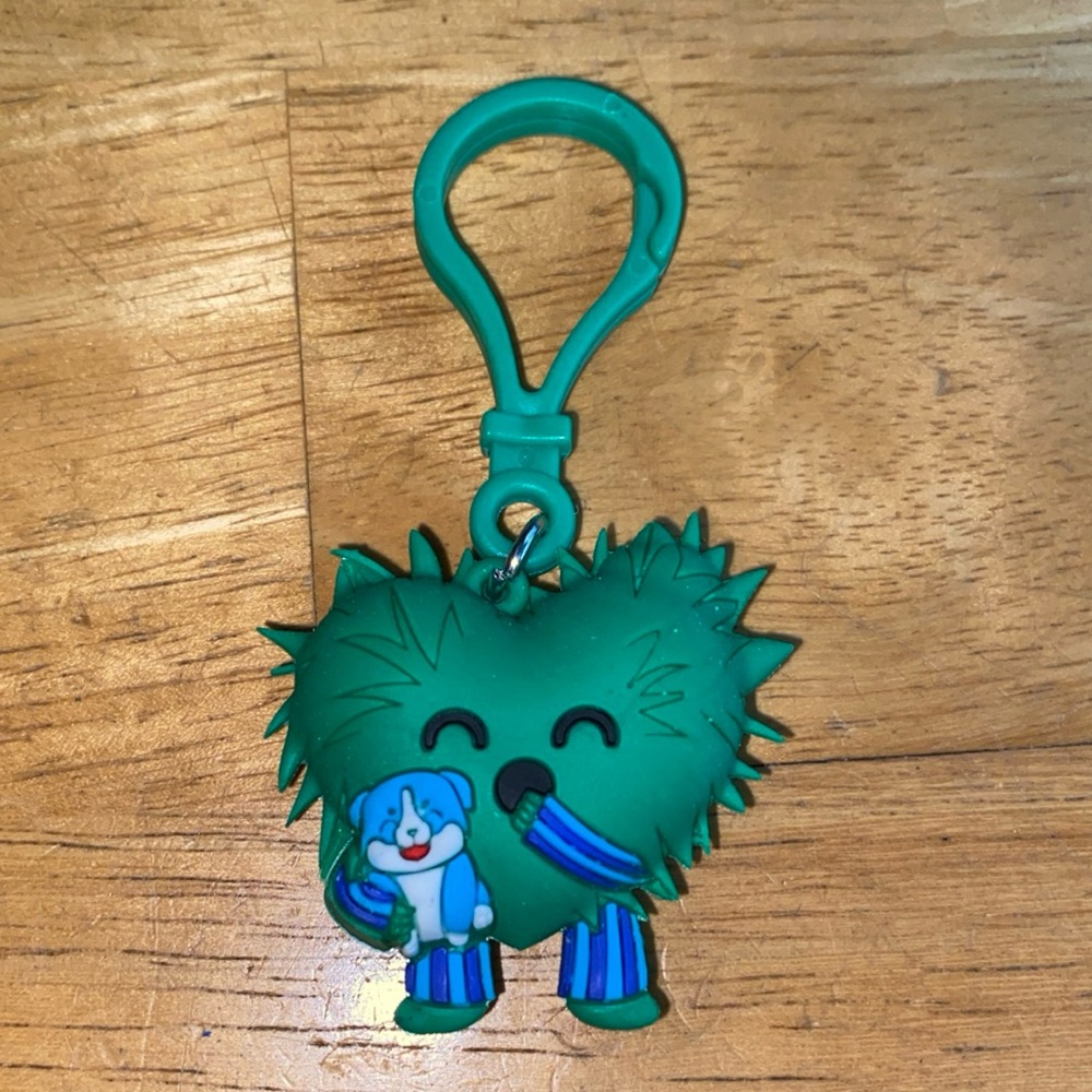 2023-2024 Kids Heart Challenge Character "Star" Green Keychain Collectible!
